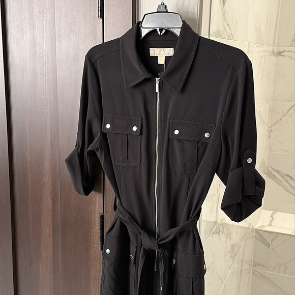 MICHAEL KORS Black Utility Dress - Picture 2 of 7